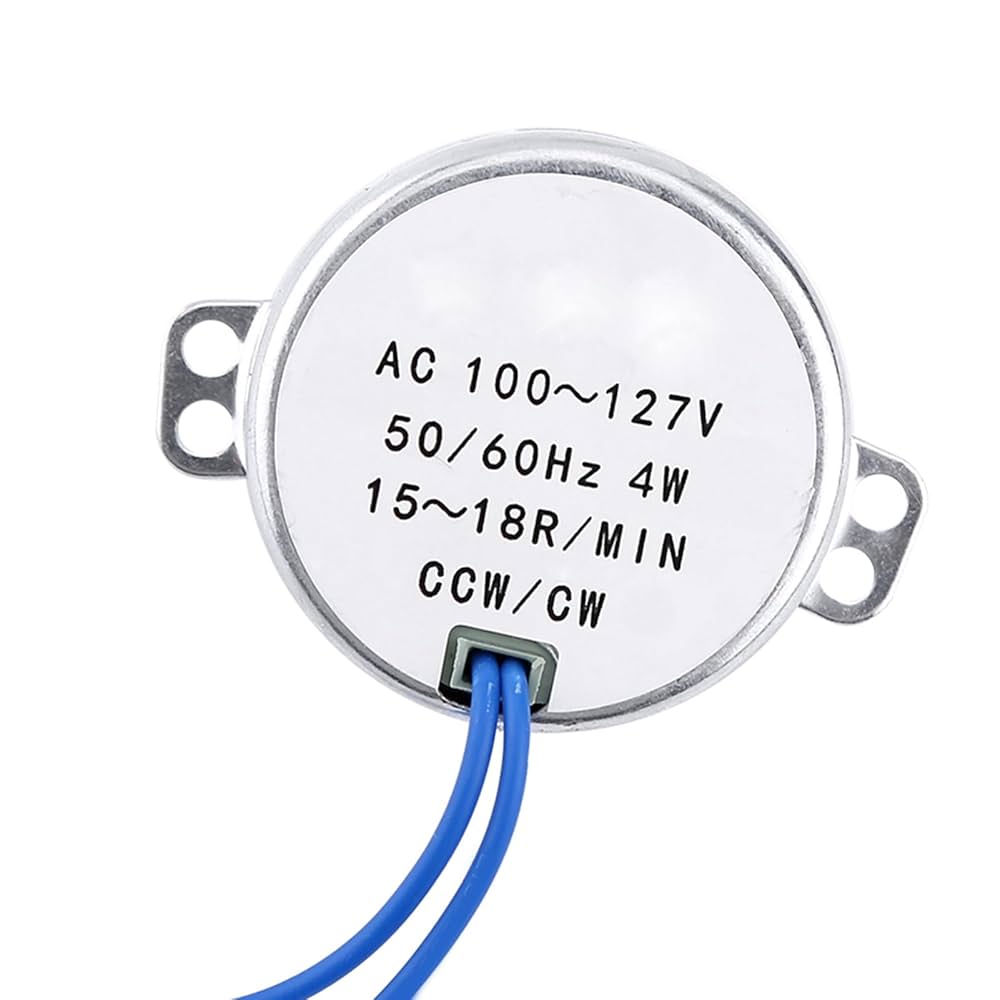 ハンドメイド用同期モーター AC 100-127V CCW/CW 4W AC 100-127V 4W Synchronous Motor 50/60Hz CCW/CW Geared Motor